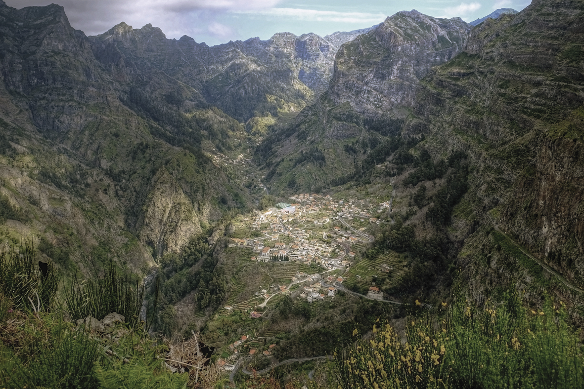 Landschaft der Insel Madeira