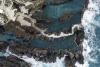 Liegen im Tal von Porto Moniz, direkt am Meer